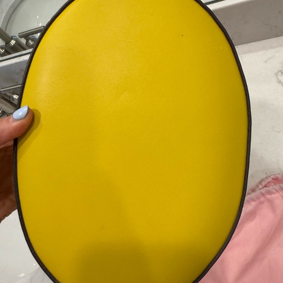 Kate Spade Woven Heart Bucket Bag - Yellow Large - Picture 8 of 11